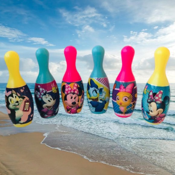 Disney Minnie Mouse Bowling Pins Play 6 - Picture 3 of 12